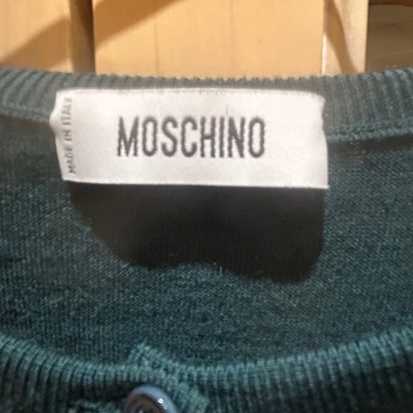 Green Moschino Cardigan - Picture 3 of 4